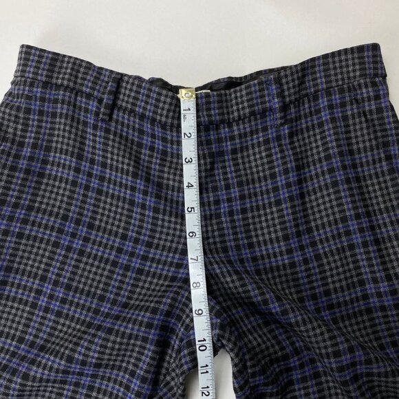 MIU MIU Wool Plaid Checkered Pants Size 46 - Picture 8 of 9